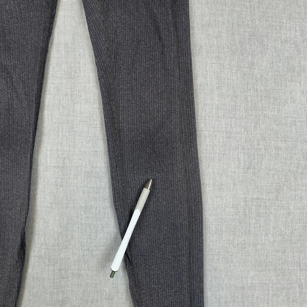 Lululemon Pants Womens 4 Gray Textured High Rise Pocket Yoga Leggings Athletic - Picture 2 of 12